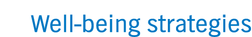Well-being strategies