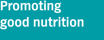 Promoting good nutrition