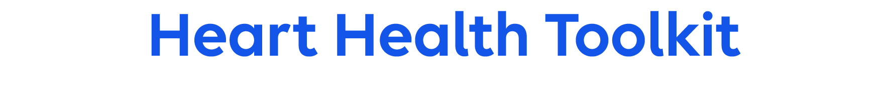 Heart Health Toolkit