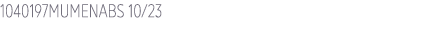 1039088MUMENABS BV 01/22