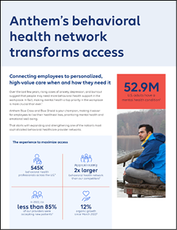 Behavioral Health network flyer thumbnail