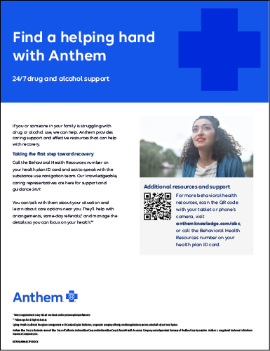 Substance Use Disorder flyer thumbnail