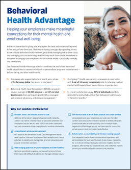 Behavioral Health Advantage flyer thumbnail