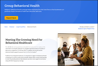 Group Behavioral Health website thumbnail