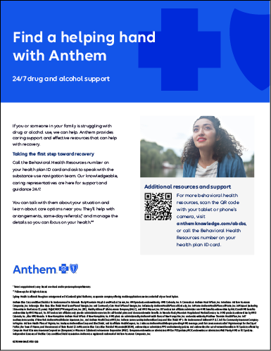 Substance Use Disorder flyer thumbnail