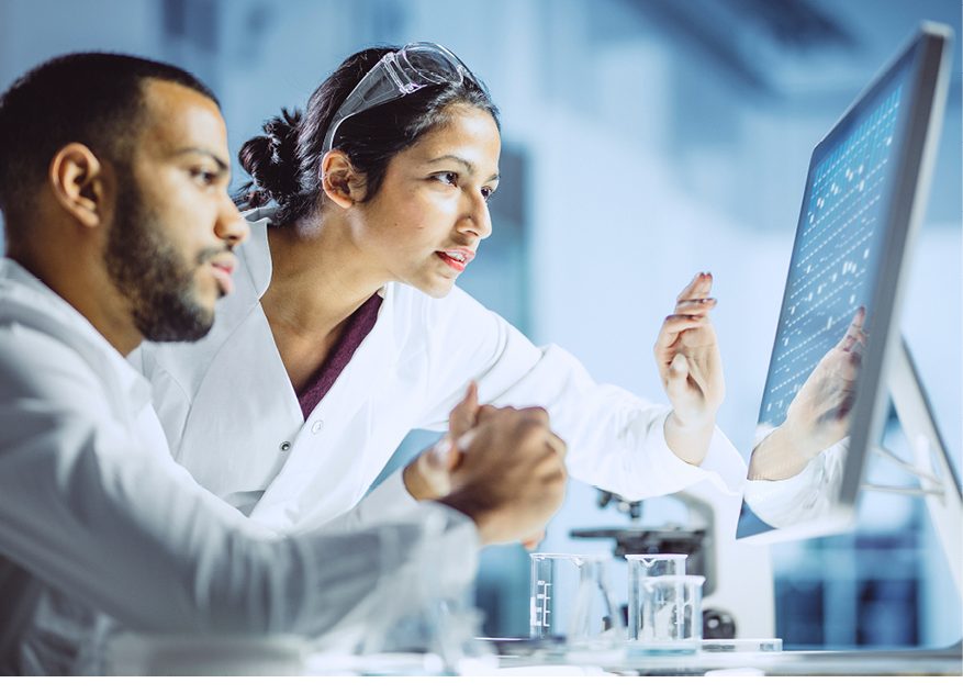 Scientist Working in The Laboratory