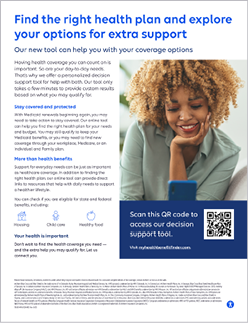 Renewal support tool flyer thumbnail